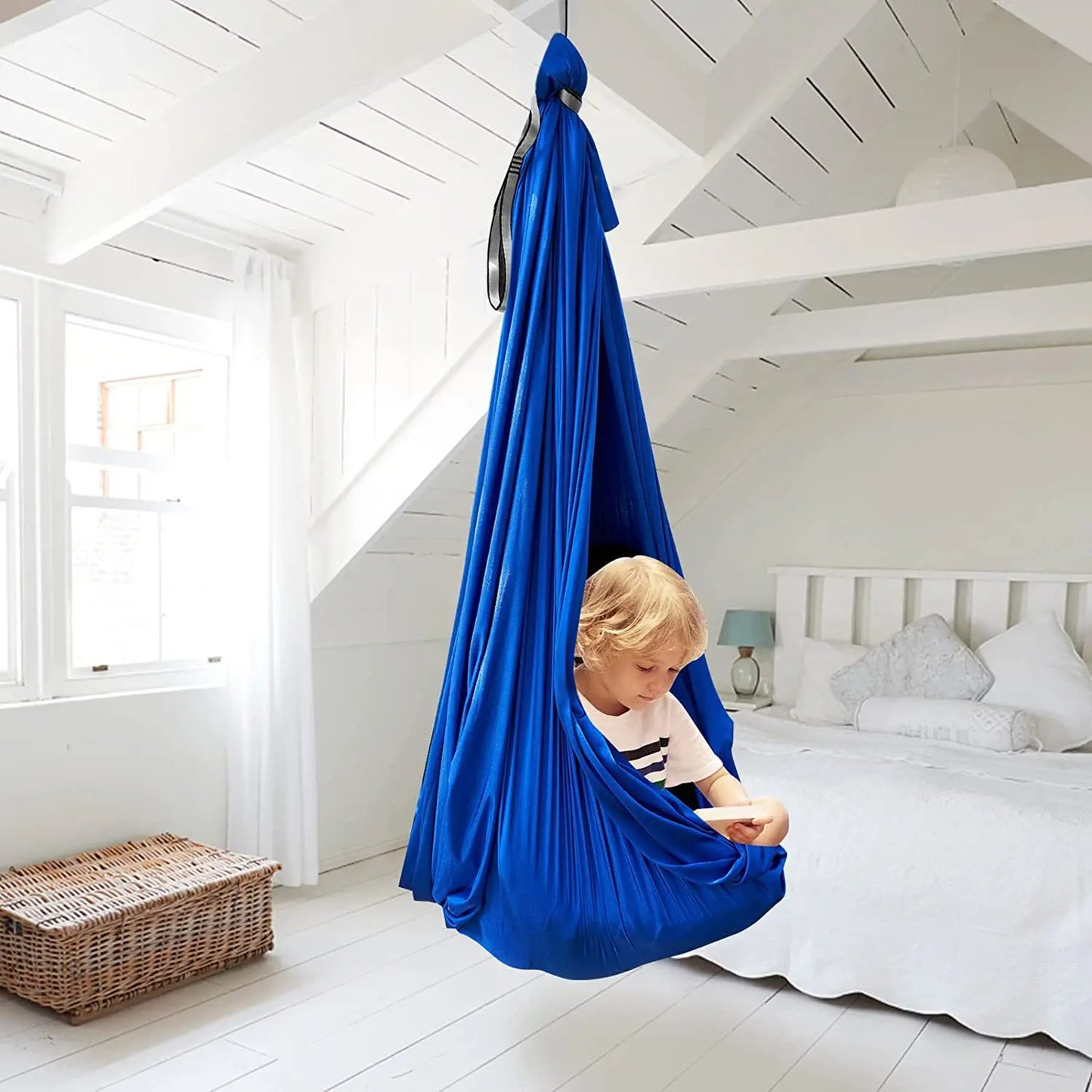 Sensory Calming Swing for Kids – Indoor Therapy Hammock