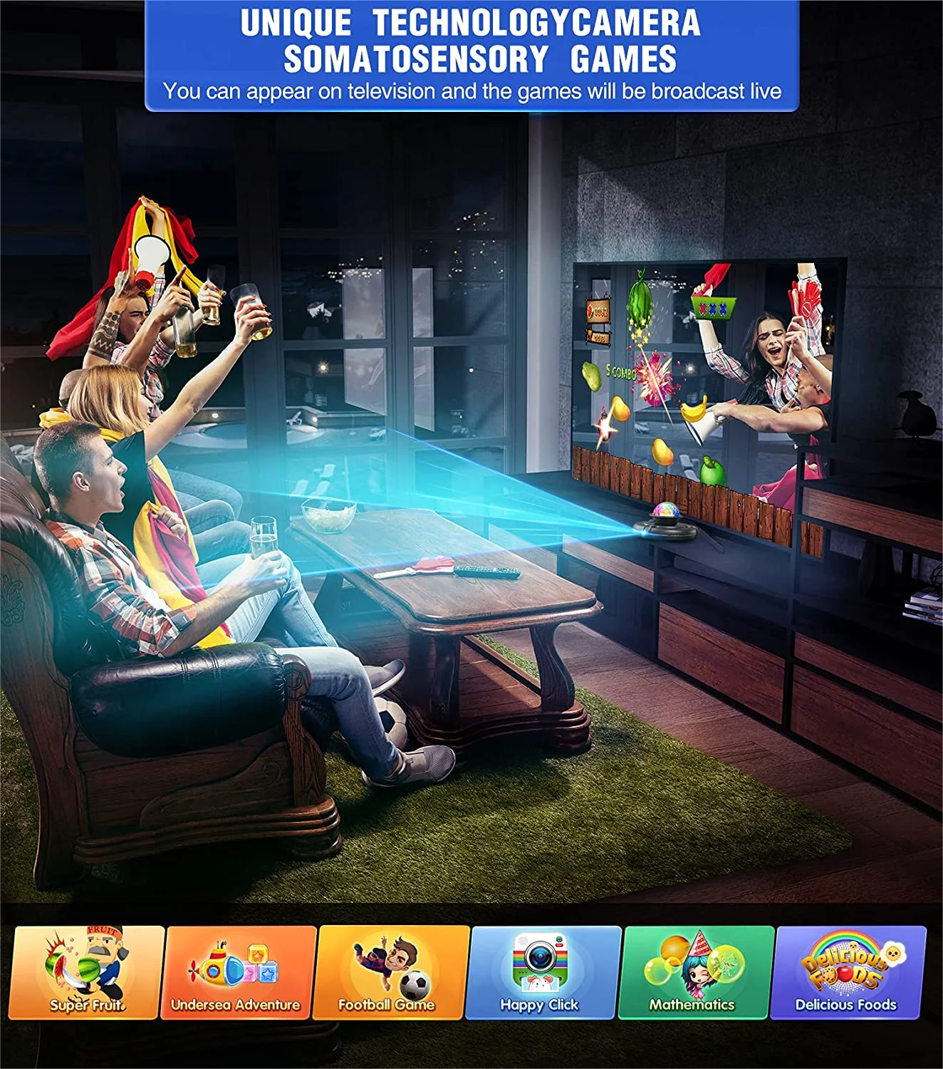 TV & PC Dance Mat Game – Family Fitness Video Game