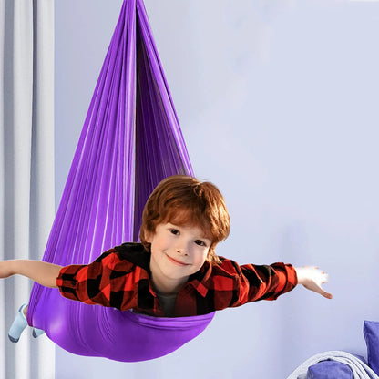 Sensory Calming Swing for Kids – Indoor Therapy Hammock
