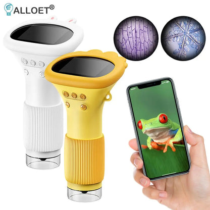 Portable 1000x Digital Microscope – 2" IPS Screen for Kids & Insect Exploration