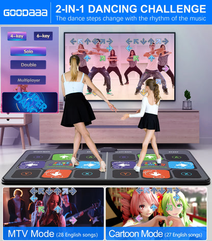 TV & PC Dance Mat Game – Family Fitness Video Game